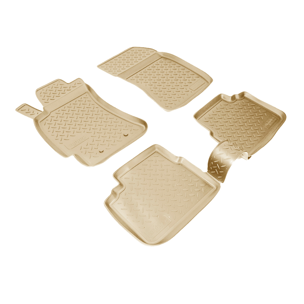 Ковры в салон Norplast/Unidec для Subaru Forester (2008-2013), Бежевый, арт.NPL-Po-84-08-B