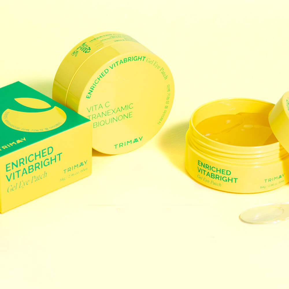 Осветляющие патчи с витамином С Trimay Enriched Vitabright Gel Eye Patch