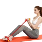 Эспандер универсальный с упорами для ног «Fitness» 45*25 см (нагрузка 18 кг), красный