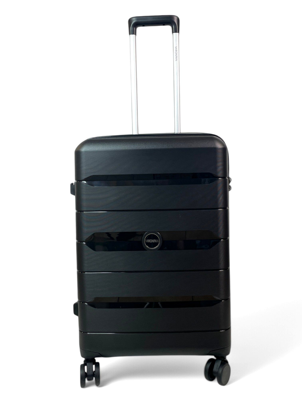 Средний чемодан Mironpan 23102, Черный, M+