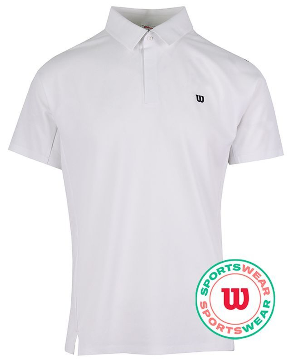 Мужское теннисное поло Wilson Daily Court Shirt - белый