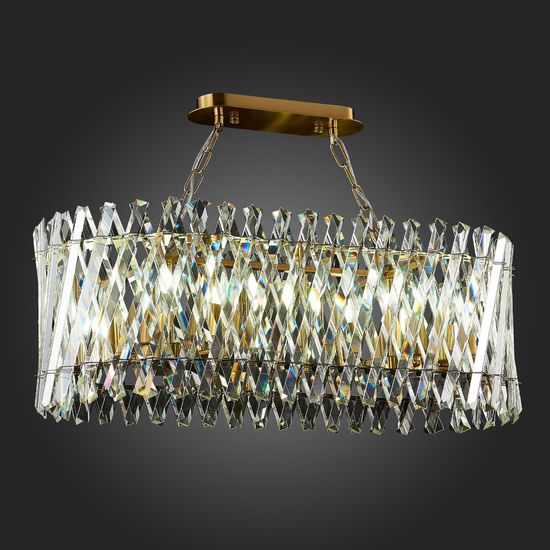 SL1170.303.10 Светильник подвесной ST-Luce Латунь/Прозрачный E14 10*40W FABIO