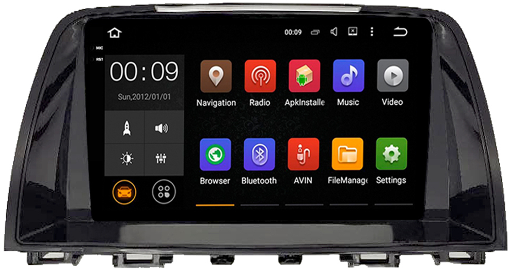 Магнитола для Mazda 6 2012-2014 - AIROC 2K RX-2425 Android 13, QLed+2K,  ТОП процессор, 8/128, CarPlay, SIM-слот