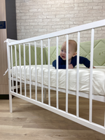 Кровать детская Колибри-Мини ЛК (белый)