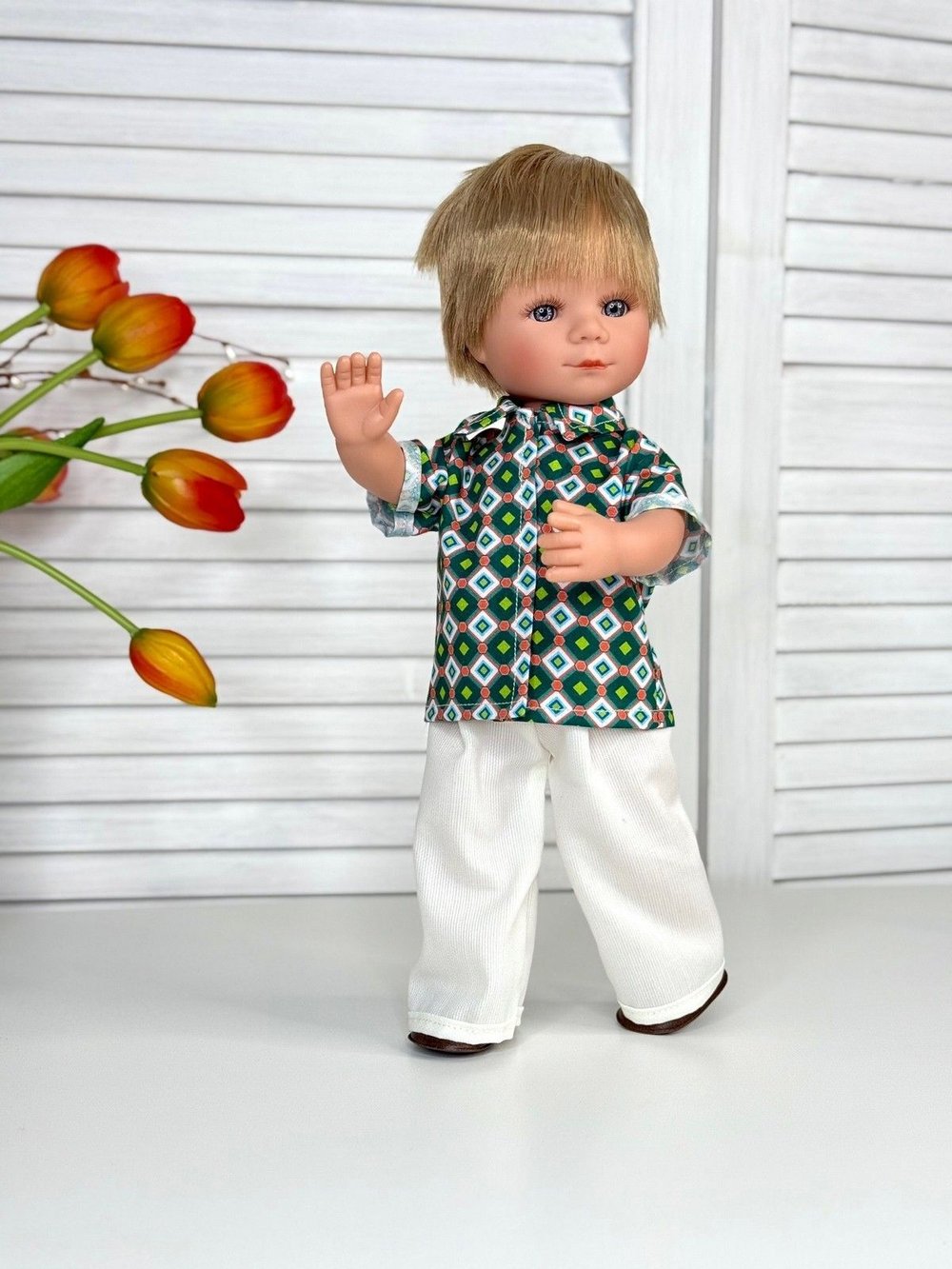 Кукла D Nenes виниловая 34см Mario (022273)