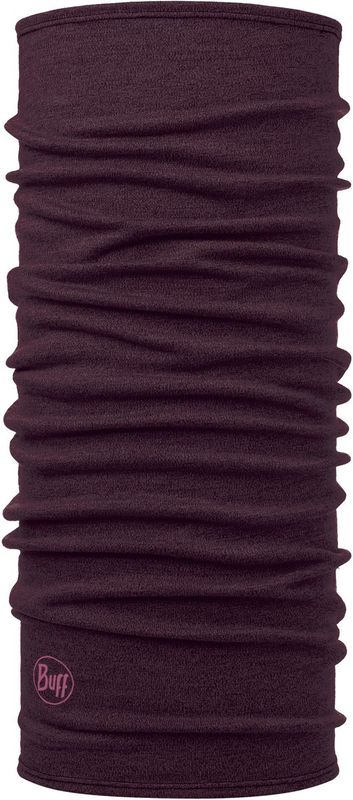 Шерстяной шарф-труба Buff Wool midweight Solid Deep Puprle Фото 1