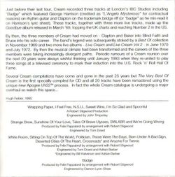 Cream. The Very Best Of Cream (CD)