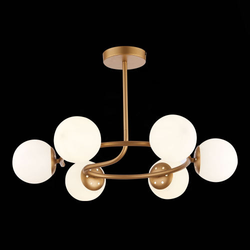 SLE220602-06 Светильник потолочный Золотистый/Белый E14 6*40W