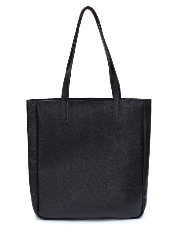 сумка шоппер глубокий темно-коричневый