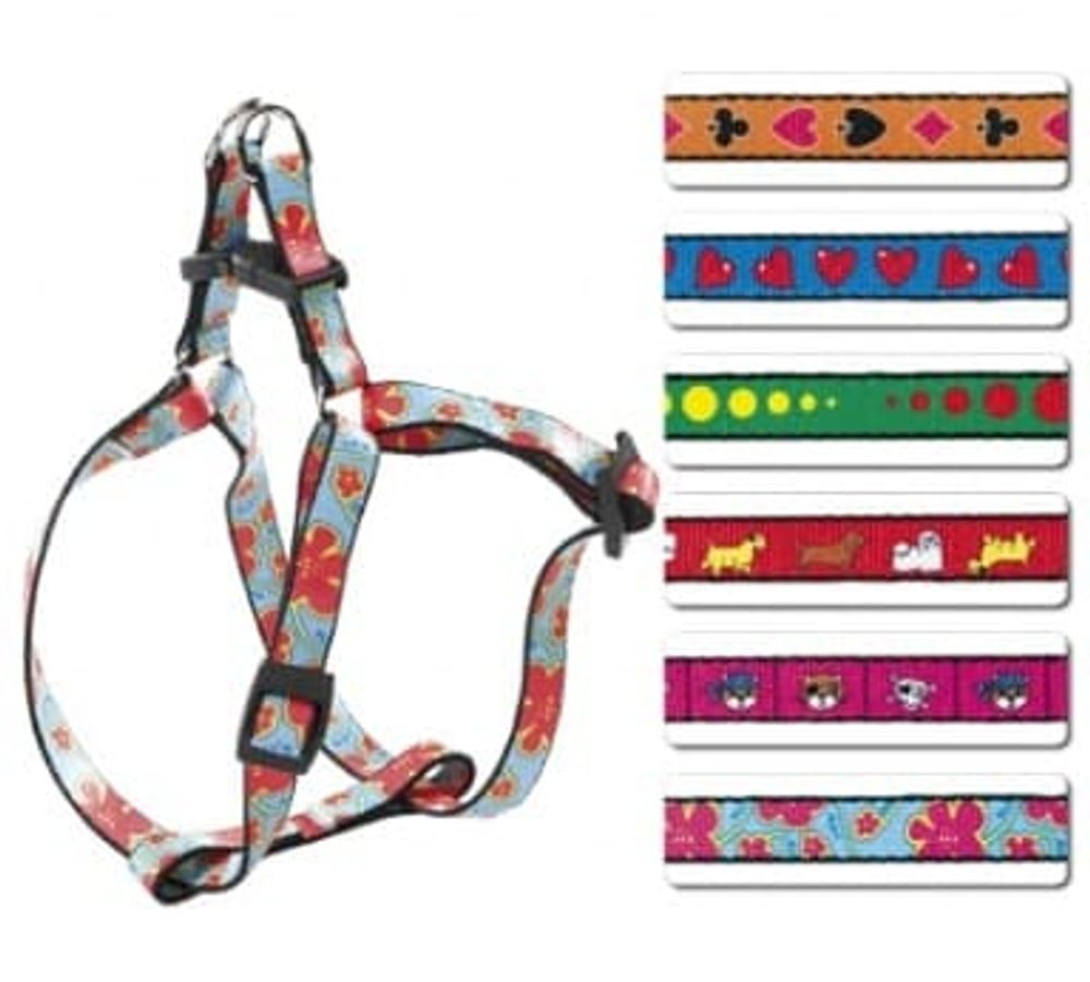 Шлейка FANTASIA S нейлон для кошек и мелких собак