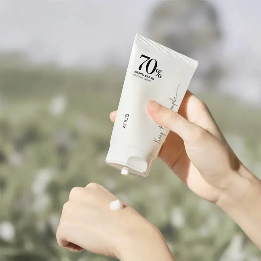 Anua Heartleaf 70% Soothing Cream Успокаивающий крем 100мл