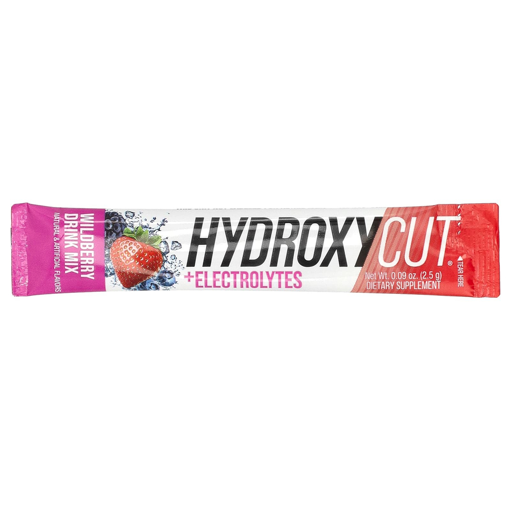 Hydroxycut, смесь для приготовления напитка для снижения веса и электролитов, со вкусом лесных ягод, 21 пакетик по 2,5 г (0,09 унции)