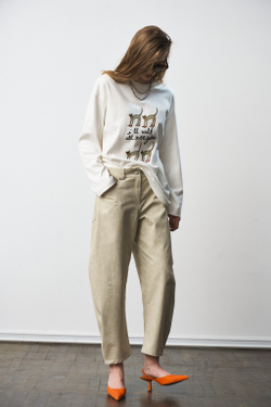 Джинсы 1293 песочный