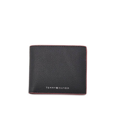 Кожаный кошелек Tommy Hilfiger - черный(AM0AM11604)