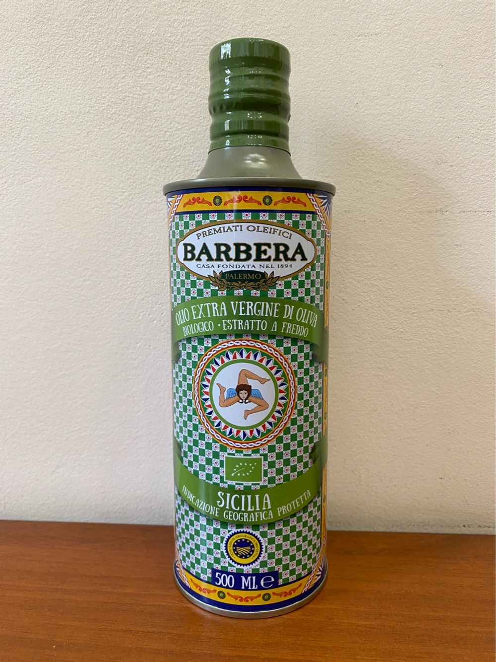 Оливковое масло BARBERA SICILIA IGP Bio Extra Virgin, 500 мл Италия