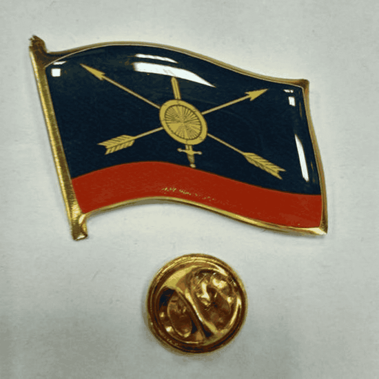 Знак мет. Флажок РВСН (заливка смолой, на пимсе)