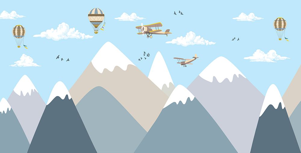 Фотообои Детские горы (Ширина 5,2 м)