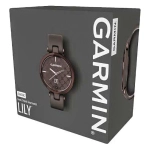 Смарт-часы Garmin Lily темно-бронзовый безель, корпус цвета Paloma и итальянский кожаный ремешок 010-02384-B0