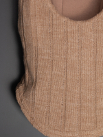 Шлем зимний вязаный (Бежевый) ЧУ