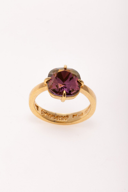 "Флегра" кольцо в золотом покрытии из коллекции "Циркония" от Jenavi