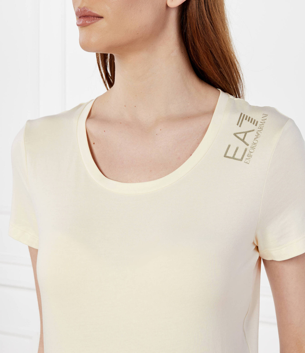 Футболка EA7 - экрю(8NTT50 TJFKZ)