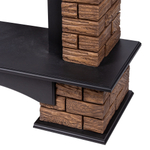 Портал Firelight Forte Wood Classic камень темный, шпон венге