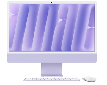 Apple iMac 24" Retina 4,5K, M4 2024 (10C CPU, 10C GPU), 32 Гб, 1 Тб SSD, фиолетовый