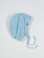 Шапка зимняя вязаная (Иней) БАННИ Зайка