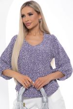 Блуза Флоренция синяя Б10071 LT Collection