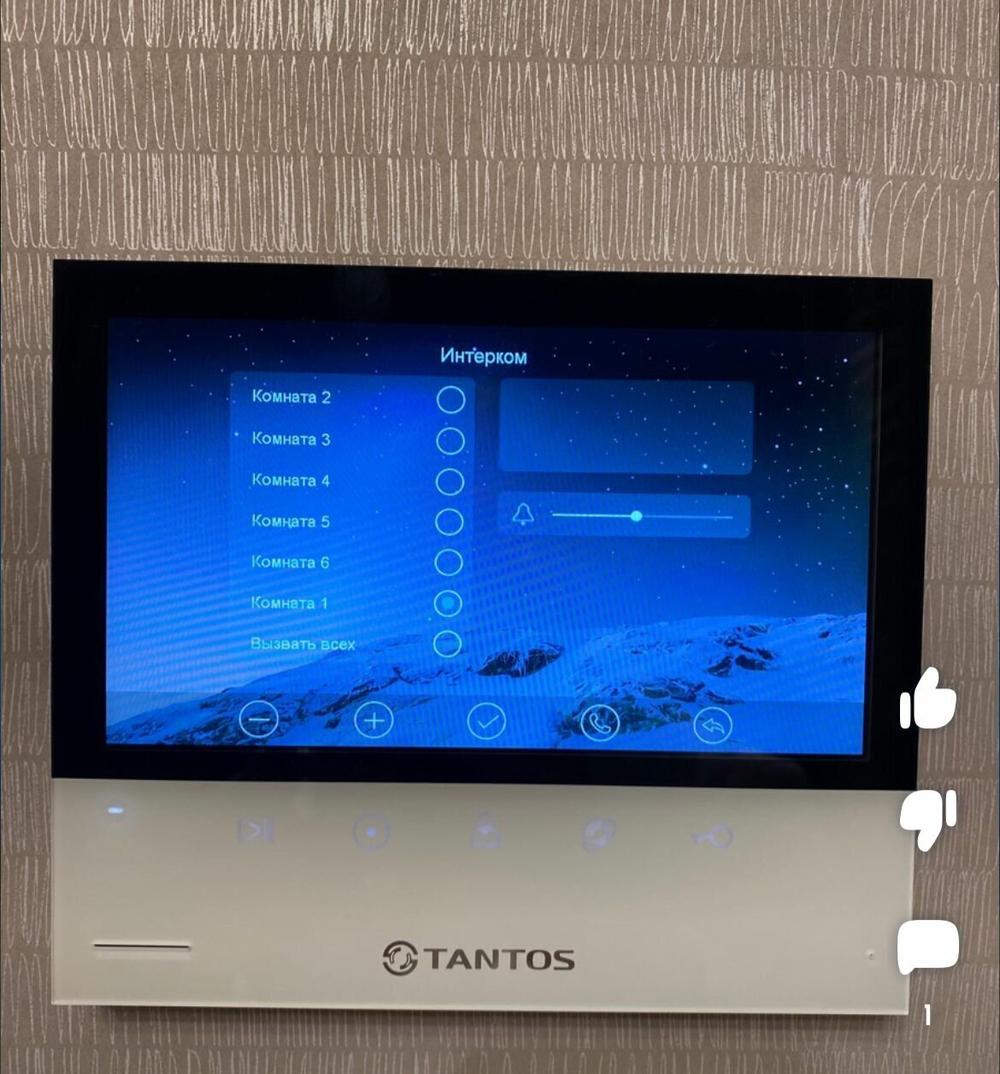Монитор видеодомофона Tantos Selina HD M