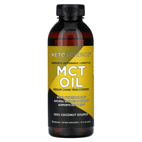 Keto Science, масло MCT, 443 мл (15 жидк. унций)
