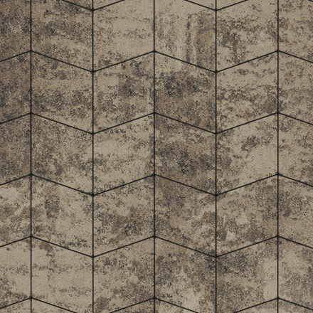 Тротуарная плитка РОМБ - Листопад гладкий Старый замок