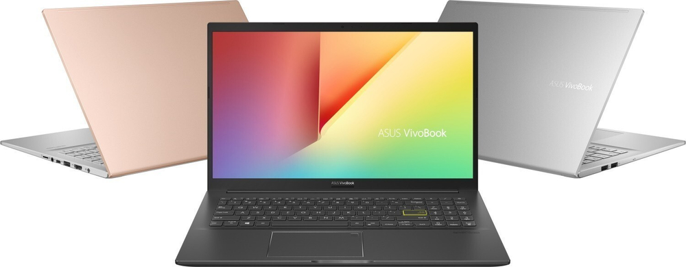 Ноутбук ASUS VivoBook S15 M513UA-BQ319T AMD Ryzen 5 5500U/16Gb/1Tb SSD Nvme/15.6; IPS FHD AG (1920x1080) WiFi/BT/Windows 10 Home/Indie Black/Aluminum cover