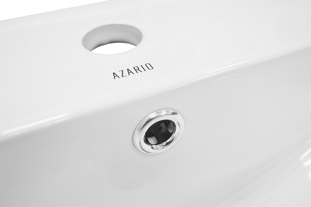 Комплект Тумба Loranto Santorini 60 610х460х810 напольная, с раковиной Leon, Белый Глянец (CS00086972)