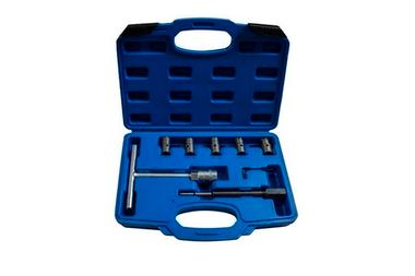 Набор фрез для чистки и восстановления посадочных мест форсунок, 7пр. (размер фрез: 17x21, 17x19, 15x19, 17x17мм) в кейсе RockForce##Rock FORCE RF-907G7