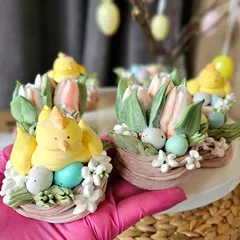 Зефир пасхальный «Тюльпаны» / шт