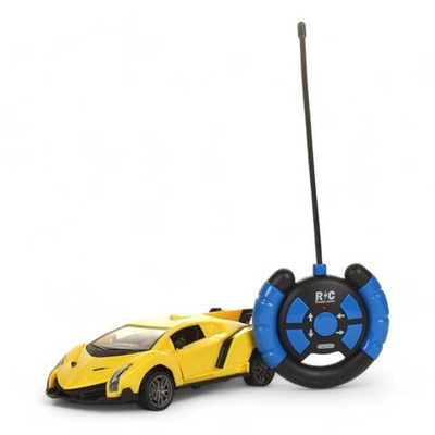 Машина классическая на РУ, желтая коробка 168H-2