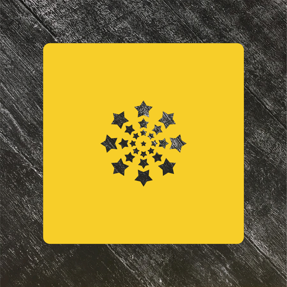 Трафарет новогодний №83