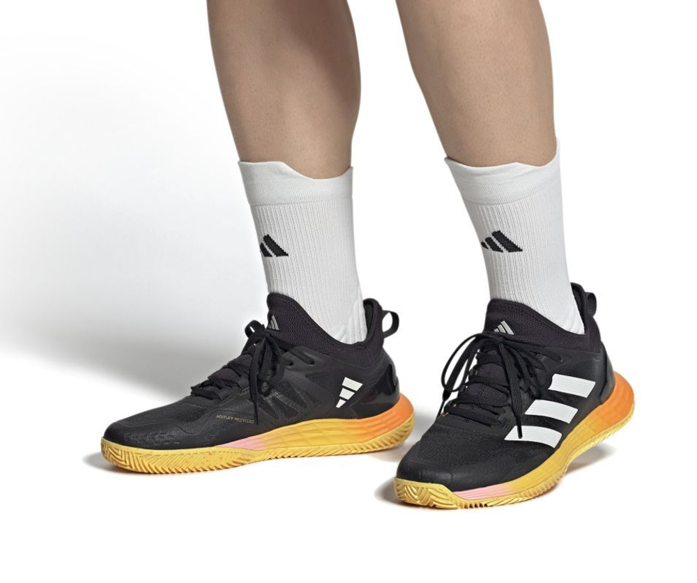 Мужские кроссовки теннисные Adidas Adizero Ubersonic 4.1 M Clay - черный