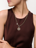 Колье "Silver coin" Bicolor