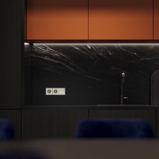 Клавиши для выключателя/переключателя двухклавишного, S70 Metal (никель)