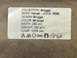 Бархат Brugge taupe (Брюгге тауп) 08