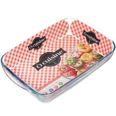 Форма для выпечки стекло, 27х40 см, 4.3 л, прямоуг, O Cuisine, 240BC00/1046