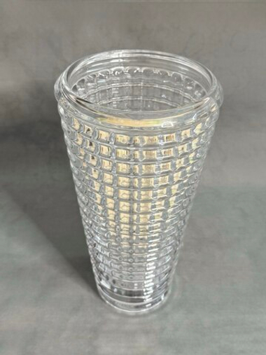 Ваза стеклянная "Даймонд" (h 28 см)