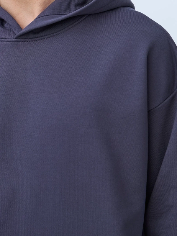 Худи оверсайз без начеса (деним)