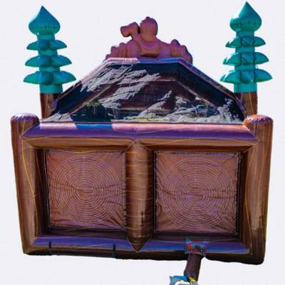 Надувной дартс «Таёжный рубеж» на подкачке, диаметр 3,5 м, размер 3,5×3,5×4 м