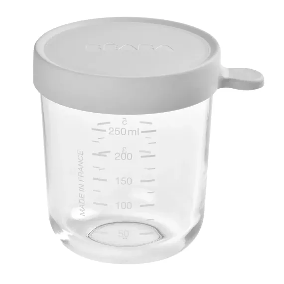 Стеклянный контейнер Beaba Glass Portion Jar 250 ml Light Mist