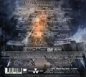 Accept / Symphonic Terror Live At Wacken (RU)(2CD+DVD)