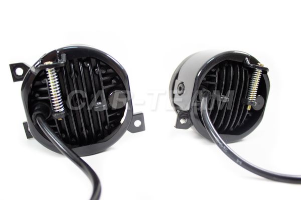 Противотуманные фары (ПТФ) линзованные "Sal-Man" Volkswagen Golf, Amarok, Jetta V, Transporter (арт. 01304) (3 диода LED 50W)