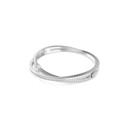 HYPERBOLA:BANGLE DROP WHITE/RHS M